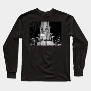 Fountain in the city of Aachen, Germany Long Sleeve T-Shirt